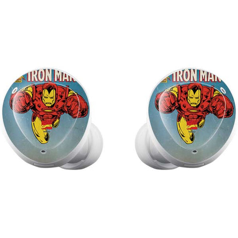 Marvel Classic Comics The Invincible Iron Man Galaxy Buds Plus Skin